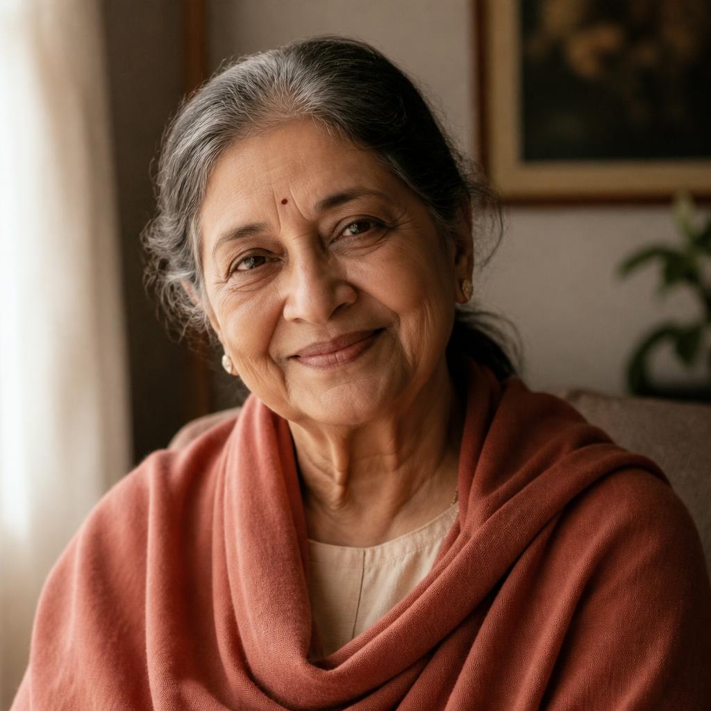 A warm current portrait of Meena